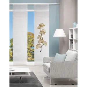 Раздвижная штора Vision S «BERTO», (1 шт.), раздвижная штора с цифровой печатью BERTO, цвет sand