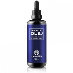 Абрикосовое масло холодного отжима 100 мл с пипеткой - производство Чехия, Renovality