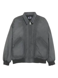 Пуховик на молнии Izzue, серый