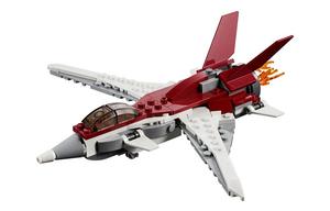 Конструктор LOGO Creator 3 в 1 футуристический летательный аппарат 157 деталей 31086 LEGO