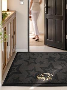 Dajiang Ковер 120х180 см для прихожей, устойчивый к износу и скольжению, самоочищающийся, темный звездчатый узор