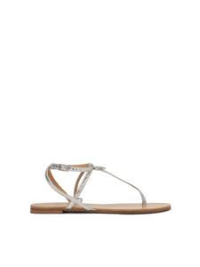 Сандалии на плоской подошве Kazar, серебряный
