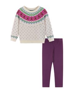 Комплект свитеров Andy & Evan Gingerbread Fairisle, белый