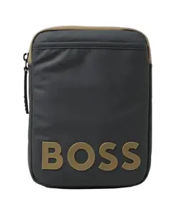 Серая дорожная сумка через плечо Hugo, серый