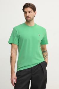 Хлопковая футболка Lacoste, зеленый