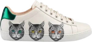 Кроссовки Gucci Wmns Ace Mystic Cat, белый