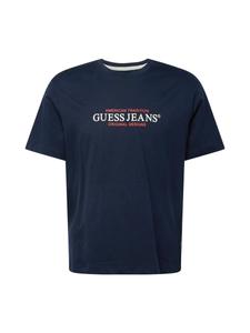 Классическая футболка GUESS JEANS Shirt, темно-синий