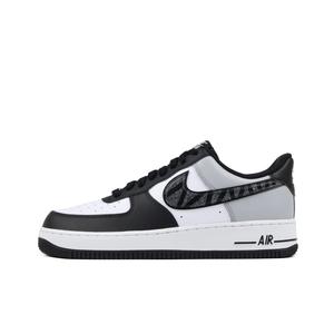Кроссовки Air Force 1 Gray Island Starry Sky, износостойкие, низкие, для скейтбординга, унисекс, черно-серые Nike, Black Gray