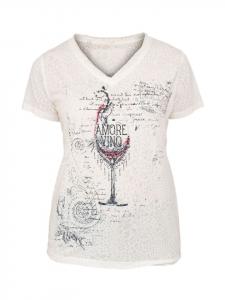 Футболка AMORE VINO в цвете грязно-белый Hangowear