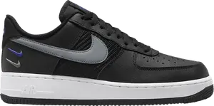 Кроссовки Air Force 1 '07 'Double Swoosh - Black Racer Blue', черный