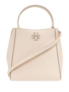 Tory Burch сумка-ведро из кожи McGraw, нейтральный цвет