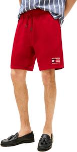 Мужские спортивные шорты Tommy Hilfiger из 100% хлопка со шнурком, Medium Red