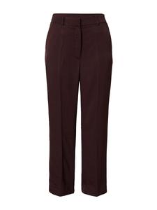 Плиссированные брюки A Lot Less MAGGIE, темно коричневый