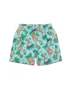 Шорты для плавания Boardies с принтом "Тики" Boardies, мятный