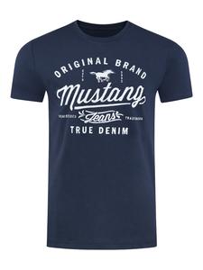 Футболка Mustang Basic Print, синий