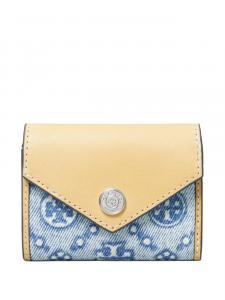 Кошелек с монограммой Tory Burch, синий