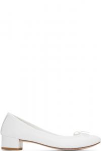 Белые туфли на каблуках Camille Repetto