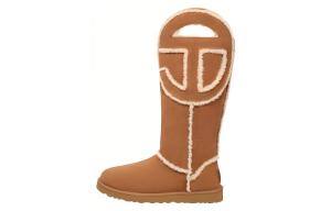 Сапоги высокие UGG x Telfar Logo, каштановый