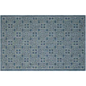 Внутренний ковер с лабиринтной решеткой для двора и улицы Safavieh, 61x244 см