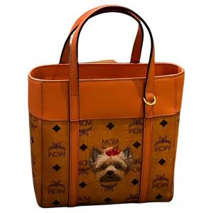 MCM Коричневая мини-сумка из искусственной кожи