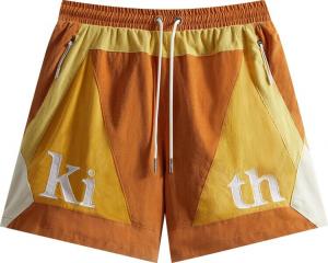 Шорты Kith Mixed Micro Cord Turbo Shorts 'Aura', оранжевый