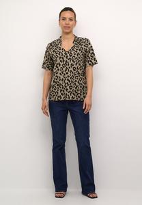 Блуза KATINA PRINTED Kaffe, коричневый