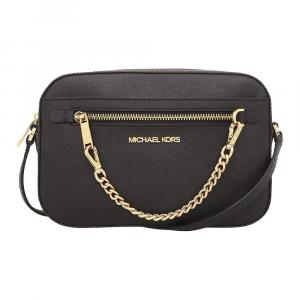 Сумка кросс-боди Michael Kors Jet Set Large Saffiano Leather, черный