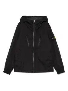 Легкая куртка Stone Island Junior, черный