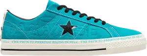Кроссовки Converse Sean Pablo x One Star Pro Low Paradise - Rapid Teal, синий