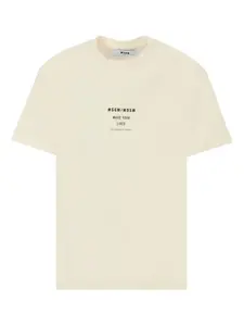 Футболка с графичным принтом Msgm Kids, нейтральный