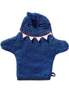 Erwin Müller Детская рукавица для мытья посуды из махровой ткани, синего цвета