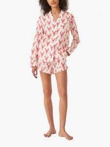 Комплект пижамы Lobster из органического хлопка с длинными рукавами и шортами myza
