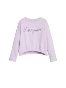 Desigual Лонгслив в розовом цвете