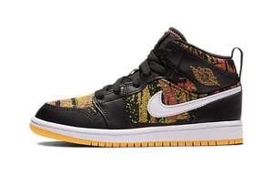 Кроссовки Jordan 1 Mid PS Black Laser Orange