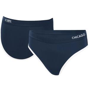 Женские плавки бикини G-III 4Her от Carl Banks Navy Chicago Cubs Southpaw G-III