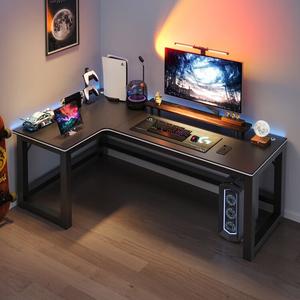 Игровой стол Naijia (Naijia) 160x100 см, угловой, L-образный, левосторонний, с покрытием Carbon Fiber