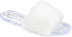 Женские шлепанцы Journee с искусственным мехом цвета сумерек Journee Collection, белый