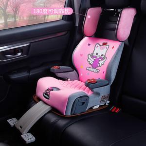 Детское автокресло Deerking для детей от 3 до 12 лет, подушка-бустер для детей постарше, для использования в автомобиле (милый кот), не требует установки, бесступенчатая подножка + откидывание на 180 градусов Cybex