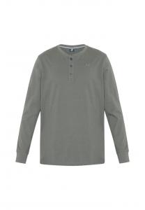 Рубашка Хенли с длинными рукавами Polo Sylt, черный