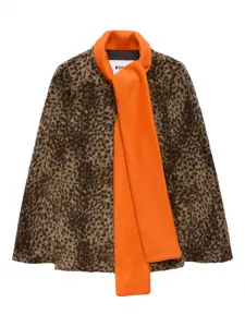 Пальто MSGM коричневого цвета, коричневый