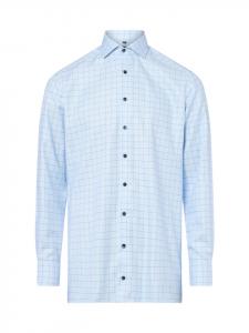 OLYMP Светло-голубая и белая рубашка