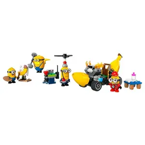 Конструктор Minions и бананомобиль 75580 LEGO