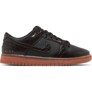 Кроссовки Nike Dunk Low SE 'Chocolate Croc', черный