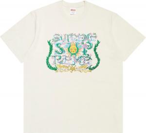 Футболка Supreme Crest Tee 'Natural', кремовый