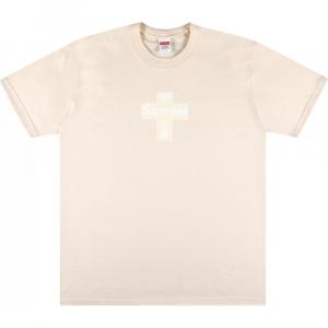 Футболка Supreme Cross Box, кремовый