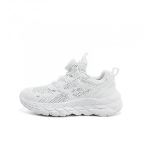 Противоскользящие, амортизирующие, устойчивые к истиранию, дышащие, повседневные детские кроссовки Jeep, белый