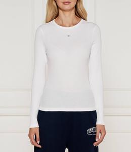 Блуза Tommy Jeans Slim Fit, белый
