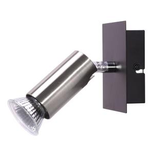 Настенный светильник, металлический, серебристый, NUBIA Brilliant, черный