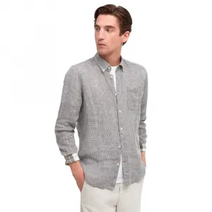 Рубашка с длинным рукавом Barbour Linton, серый