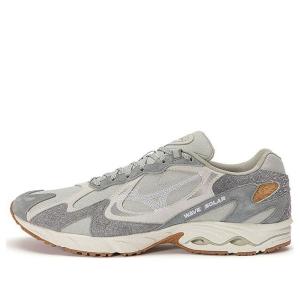 Кроссовки wave solar 'grey' Mizuno, серый